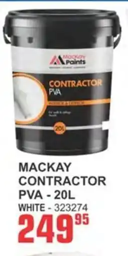 Cashbuild Mackay contractor pva offer