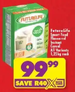 Shoprite Futurelife Smart Food Flavoured Instant Cereal All Variants offer