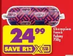 Shoprite Champion French Polony offer