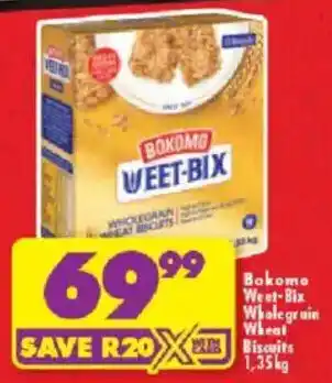 Shoprite Bokomo Weet-Bix Wholegrain Wheat Biscuits offer