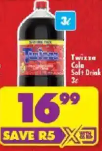 Shoprite Twizza Cola Soft Drink offer