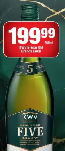 OK Liquor KWV 5-Year Old Brandy offer