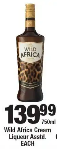 OK Liquor Wild Africa Cream Liqueur offer