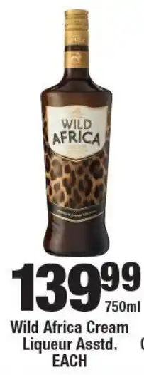 OK Liquor Wild Africa Cream Liqueur offer