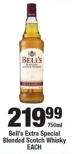 OK Liquor Bell's Extra Special Blended Scotch Whisky offer