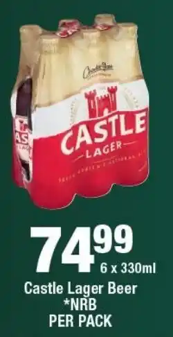 OK Liquor Castle Lager Beer NRB offer