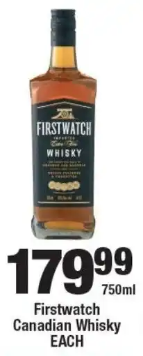 OK Liquor Firstwatch Canadian Whisky offer