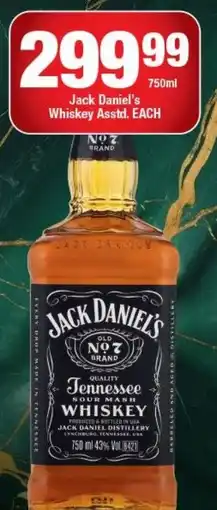 OK Liquor Jack Daniel's Whiskey offer