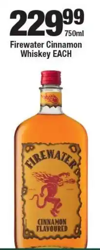 OK Liquor Firewater Cinnamon Whiskey offer