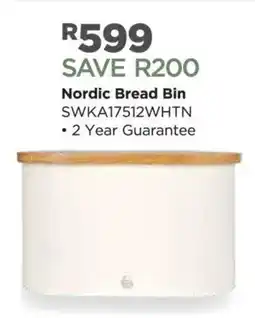 House & Home Swan Nordic Bread Bin offer