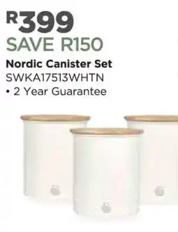 House & Home Swan Nordic Canister Set offer