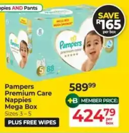 Baby City Pampers Premium Care Nappies Mega Box offer