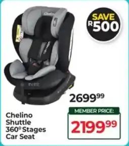 Baby City Chelino Shuttle 360 Stages Car Seat offer