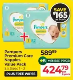 Baby City Pampers Premium Care Nappies Value Pack offer