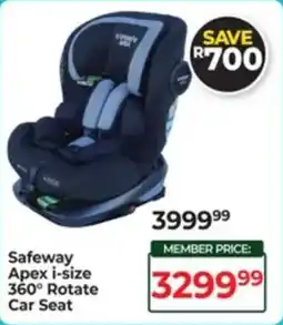 Baby City Safeway Apex i-size 360 Rotate Car Seat offer