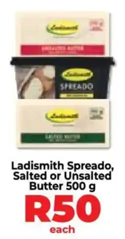 Food Lover's Market Ladismith Spreado, Salted or Unsalted Butter offer