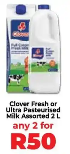 Food Lover's Market Clover Fresh or Ultra Pasteurised Milk Assorted offer