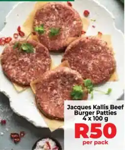 Food Lover's Market Jacques Kallis Beef Burger Patties offer
