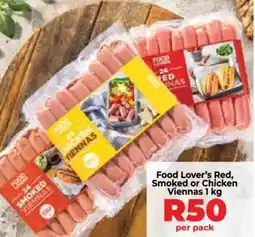 Food Lover's Market Food Lover's Red, Smoked or Chicken Viennas offer
