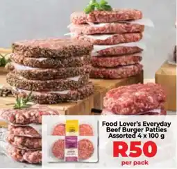 Food Lover's Market Food Lover's Everyday Beef Burger Patties Assorted offer