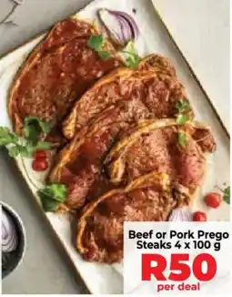 Food Lover's Market Beef or Pork Prego Steaks offer