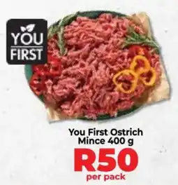 Food Lover's Market You First Ostrich Mince offer
