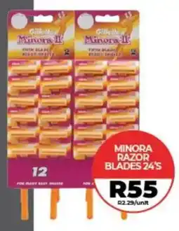 1UP Minora razor blades offer