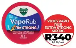1UP Vicks Vapo Rub Extra Strong offer