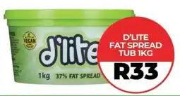1UP D'lite fat spread tub offer