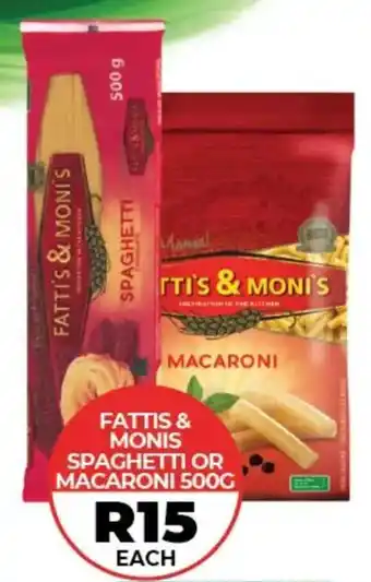 1UP Fatti's & Moni's Spaghetti or Macaroni offer