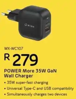 Computer Mania Winx Power More 35W GaN Wall Charger offer