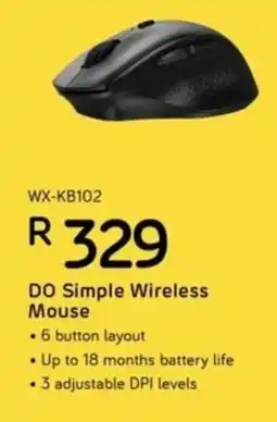 Computer Mania Winx DO Simple Wireless Mouse offer