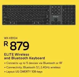 Computer Mania Winx Elite Wireless and Bluetooth Keyboard offer