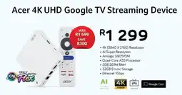 Computer Mania Acer 4K UHD Google TV Streaming Device offer