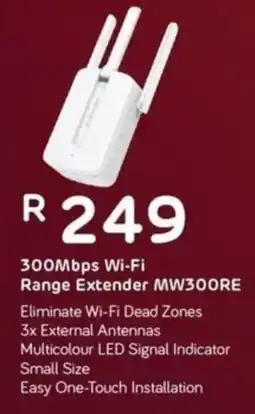 Computer Mania Mercusys 300Mbps Wi-Fi Range Extender offer
