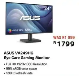 Computer Mania Asus VA249HG Eye Care Gaming Monitor offer