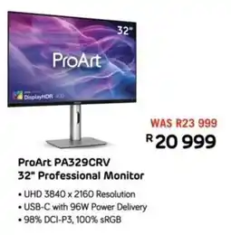 Computer Mania Asus ProArt PA329CRV 32" Professional Monitor offer