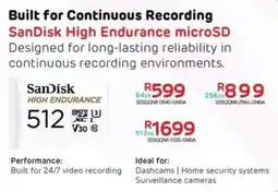 Computer Mania SanDisk High Endurance microSD 512GB offer