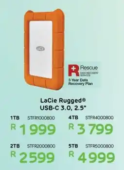 Computer Mania LaCie 2.5" Rugged USB-C 3.0 offer