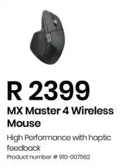 Computer Mania Logitech MX Master 4 Wireless Mouse offer