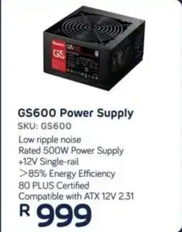 Computer Mania Huntkey GS600 Power Supply offer
