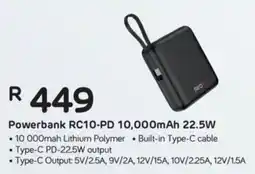 Computer Mania Red-E Powerbank RC10-PD 10,000mAh 22.5W offer