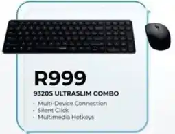 Computer Mania Rapoo 9320S Ultraslim Combo offer