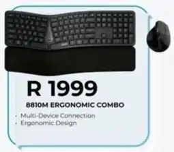 Computer Mania Rapoo 8810M Ergonomic Combo offer
