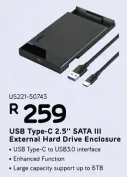 Computer Mania UGreen USB Type-C 2.5" SATA III External Hard Drive Enclosure offer