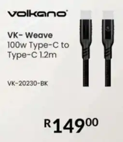 Computer Mania Volkano Weave 100w Type-C to Type-C offer
