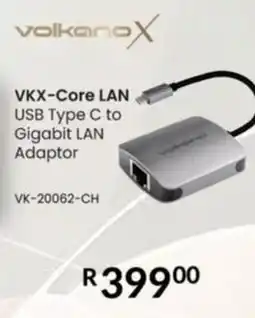 Computer Mania Volkano X Core LAN USB Type C to Gigabit LAN Adaptor offer