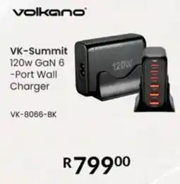Computer Mania Volkano Summit 120w GaN 6-Port Wall Charger offer