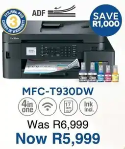 Computer Mania Brother Ink Tank Printer MFC-T930DW offer