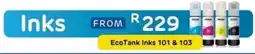 Computer Mania Epson EcoTank Inks 101 & 103 offer